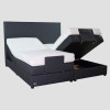 Boxspringbett mit Bettkasten - Modell Florenz K - 180 cm x 200 cm - Doppelbett (2 Boxen á 90 cm x 200 cm, Höhe ca. 42 cm)