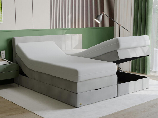Boxspringbett mit Bettkasten - Modell 40GK - alle Größen, alle Farben, Konfigurator