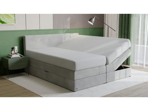 Boxspringbett mit Bettkasten - Modell 40GK - alle Größen, alle Farben, Konfigurator