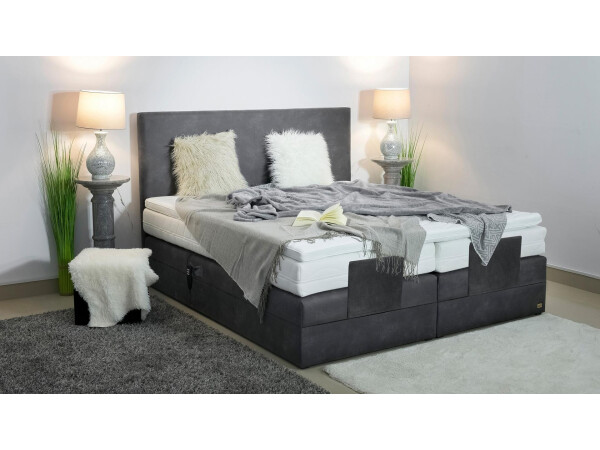 Boxspringbett elektrisch verstellbar (10.000 Newton Leistung je Motor) - Modell Florenz GM - alle Größen, alle Farben, Konfigurator