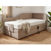 Boxspringbett elektrisch verstellbar (10.000 Newton Leistung je Motor) - Modell Alexandria GM mit Seitenteil - alle Größen, alle Farben, Konfigurator