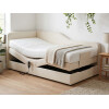 Boxspringbett elektrisch verstellbar (10.000 Newton Leistung je Motor) - Modell Alexandria GM mit Seitenteil - alle Größen, alle Farben, Konfigurator