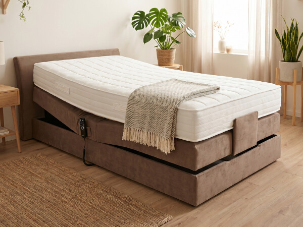 Boxspringbett elektrisch verstellbar (10.000 Newton Leistung je Motor) - Modell Dallas III GM - alle Größen, alle Farben, Konfigurator
