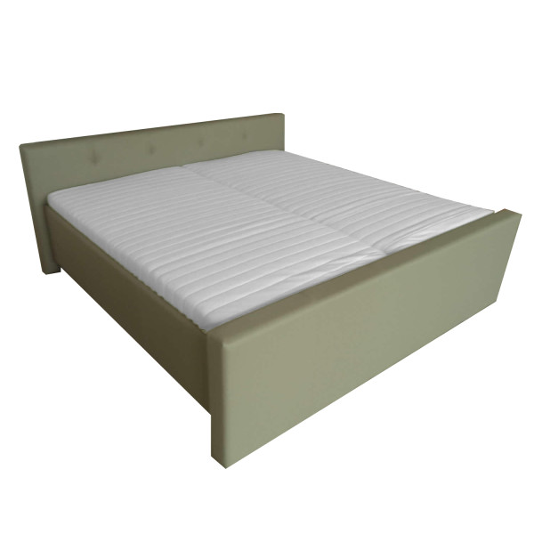 Polsterbett ohne Bettkasten - Modell Las Vegas II 40, alle Größen, alle Farben, Konfigurator