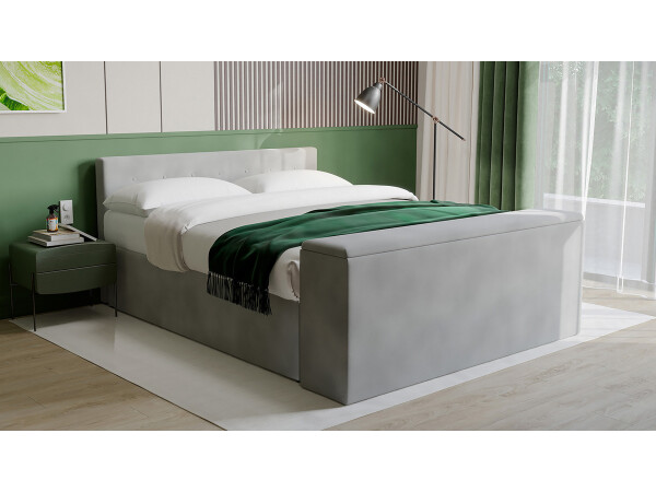 Boxspringbett mit Truhe - Modell 40G mit Fußtruhe - alle Größen, alle Farben, Konfigurator