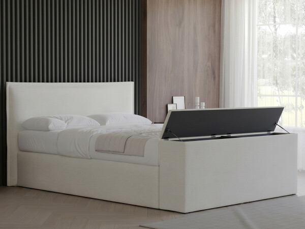 Boxspringbett mit Truhe - Modell Madrid mit Fußtruhe - alle Größen, alle Farben, Konfigurator