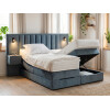 Boxspringbett mit Bettkasten und Nachttischen mit integrierten USB/C Hub und LED Beleuchtung - Modell Mailand K mit Nachttischen - alle Größen, alle Farben, Konfigurator