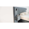 Boxspringbett mit Bettkasten und Nachttischen mit integrierten USB/C Hub und LED Beleuchtung - Modell Mailand K mit Nachttischen - alle Größen, alle Farben, Konfigurator