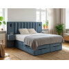 Boxspringbett mit Bettkasten und Nachttischen mit integrierten USB/C Hub und LED Beleuchtung - Modell Mailand K mit Nachttischen - alle Größen, alle Farben, Konfigurator