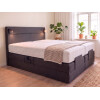 Boxspringbett elektrisch verstellbar (10.000 Newton Leistung je Motor) mit LED Lampen - Modell Kairo Light GM - alle Größen, alle Farben, Konfigurator